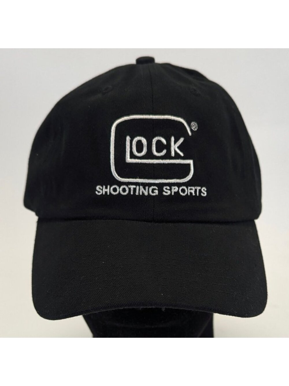 Glock Shooting Sports Hat One Size Black Strapback Logo Embroidered